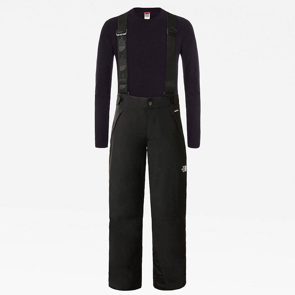 The North Face Pants Youth Australia - The North Face Snowquest Bib Black Skiing And Snowboarding (N